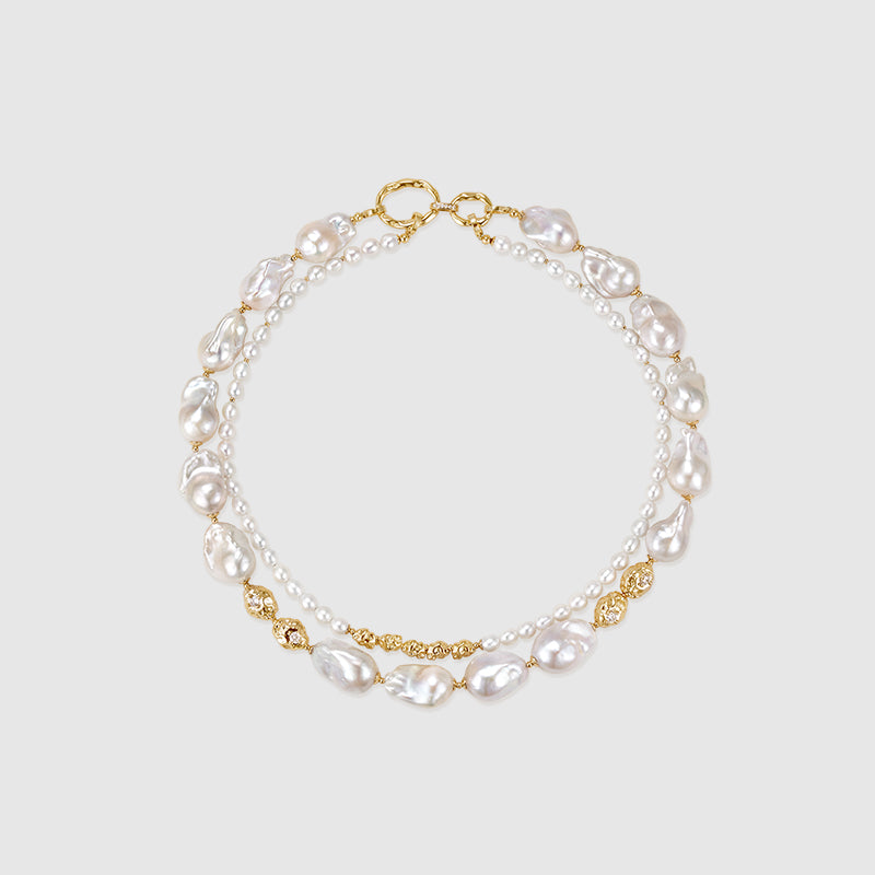 Sea Jewel Baroque Pearl Necklace
