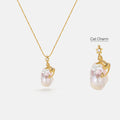 Cat Baroque Pearl Necklace