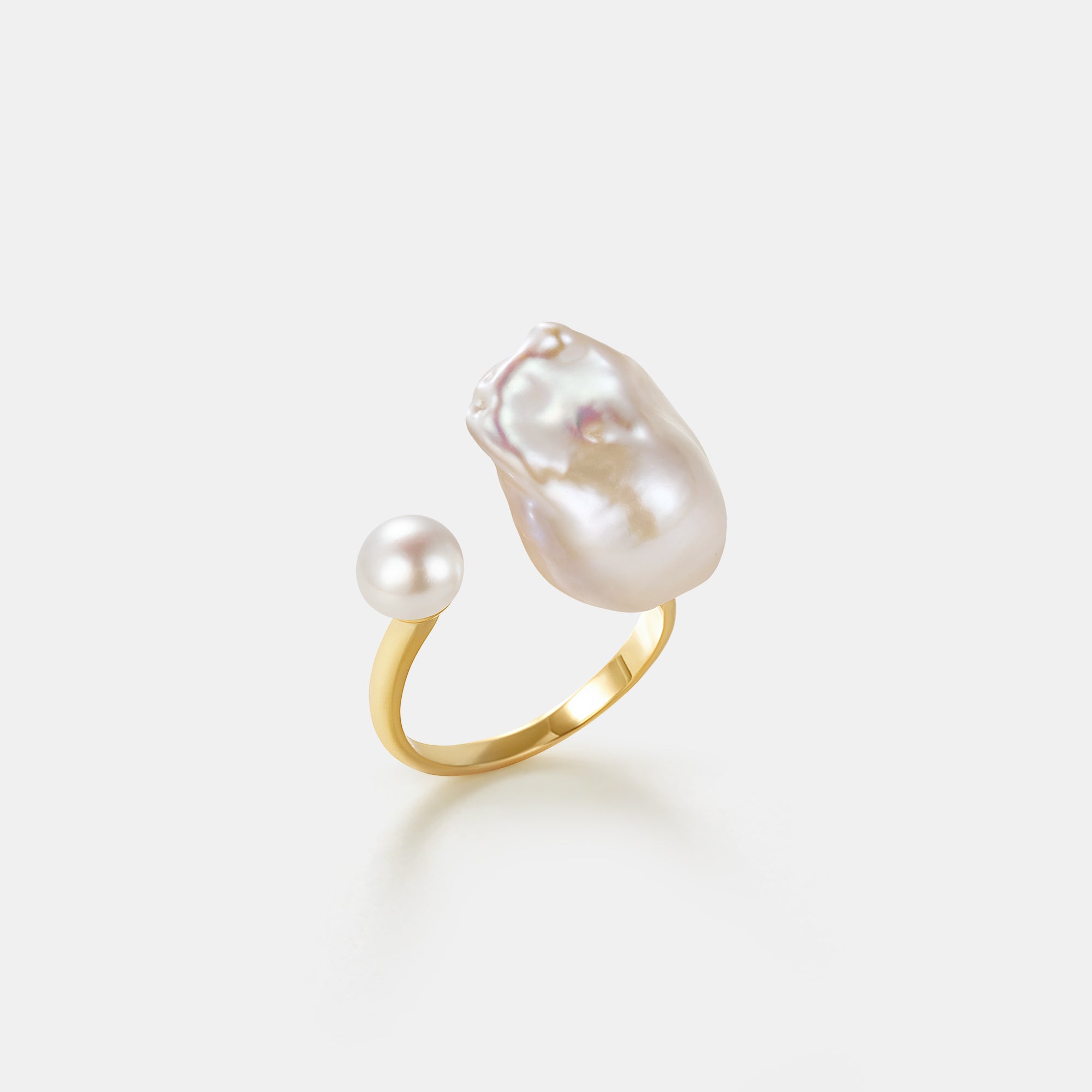Micro Dew Baroque Pearl Ring