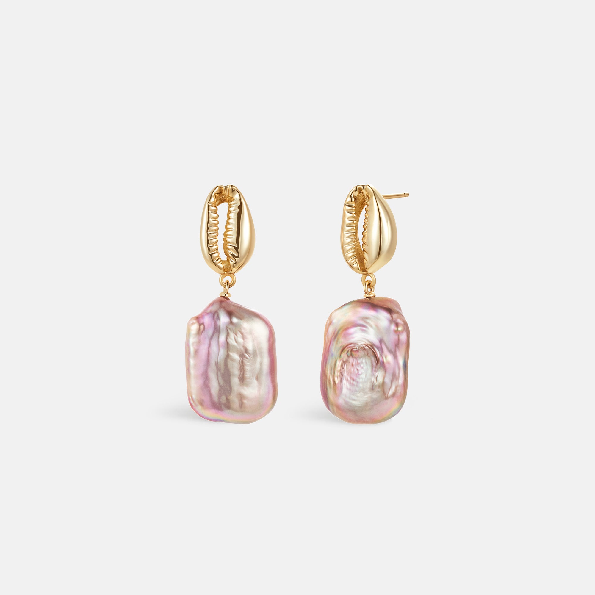 Sea Treasure Baroque Pearl Earrings