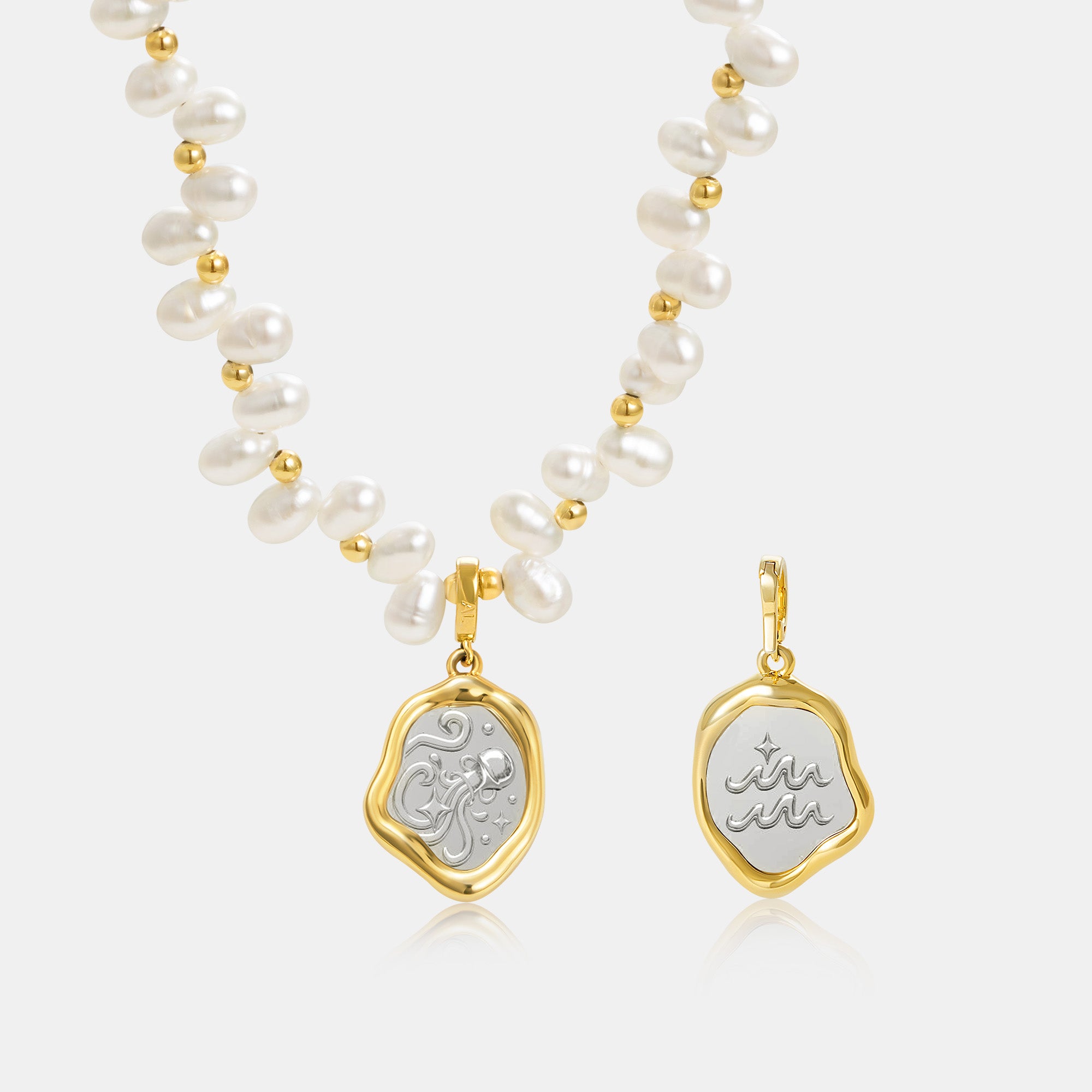 Zodiac Pearl Necklace