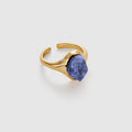 Raw Lapis Lazuli Open Ring