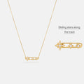 Celestial Star Paperclip Necklace