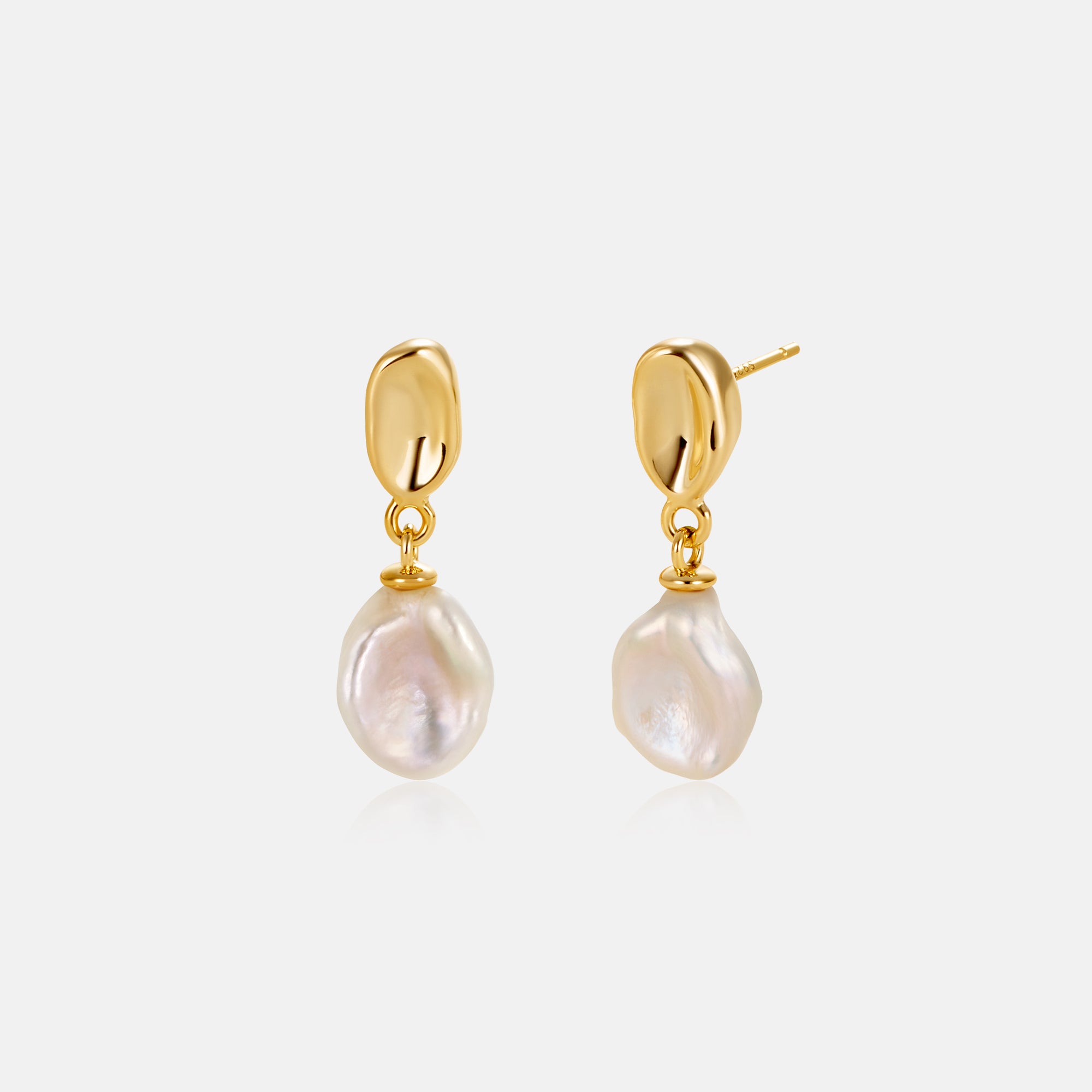 Floriography Keshi Pearl Earrings