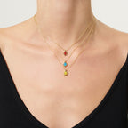 Fireworks CZ Stone Necklace