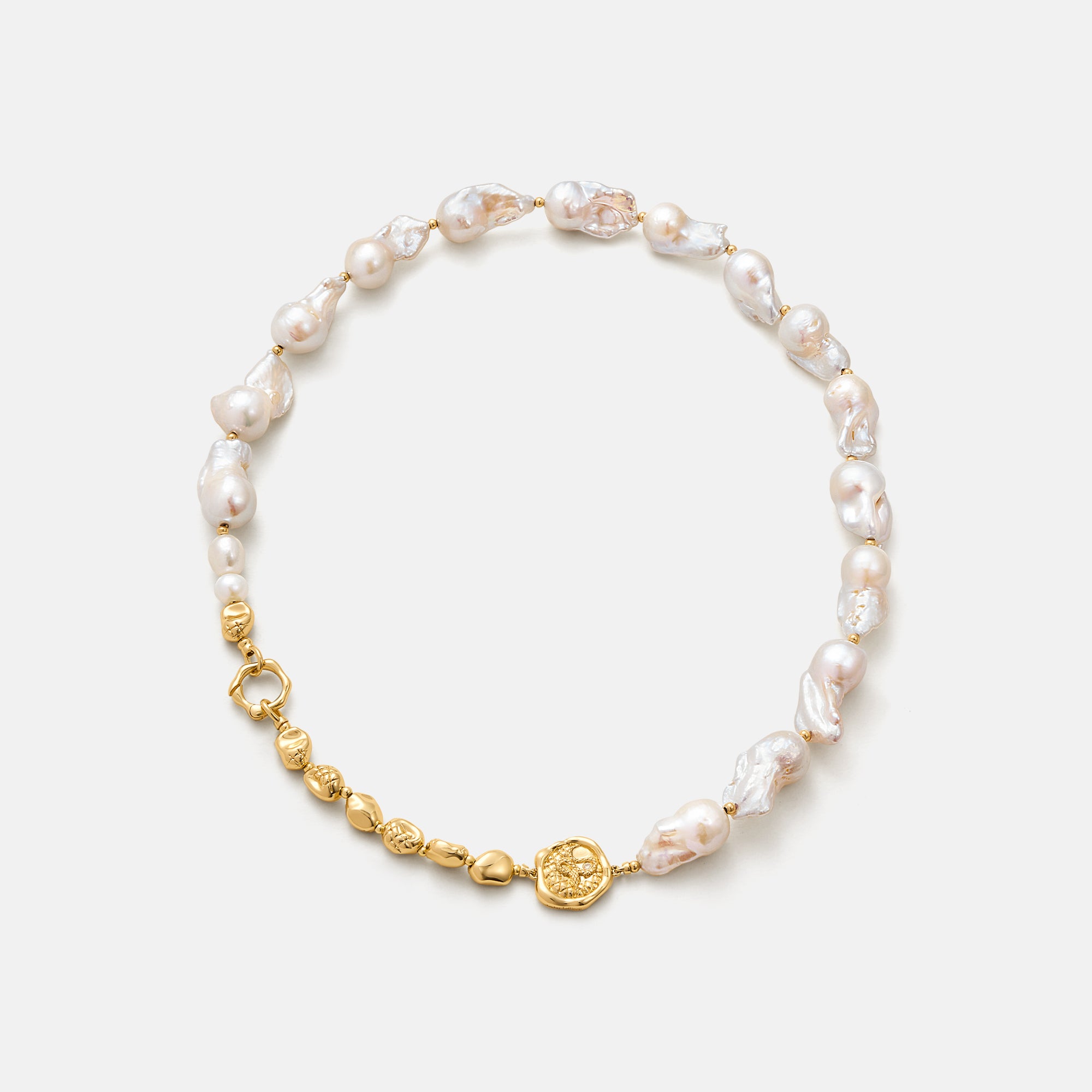 Aurora Baroque Pearl Necklace
