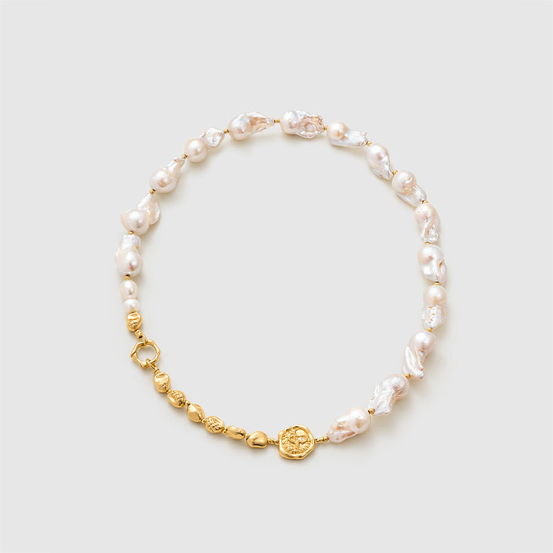 Aurora Baroque Pearl Necklace