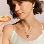 Soaring Balloon Silver Necklace