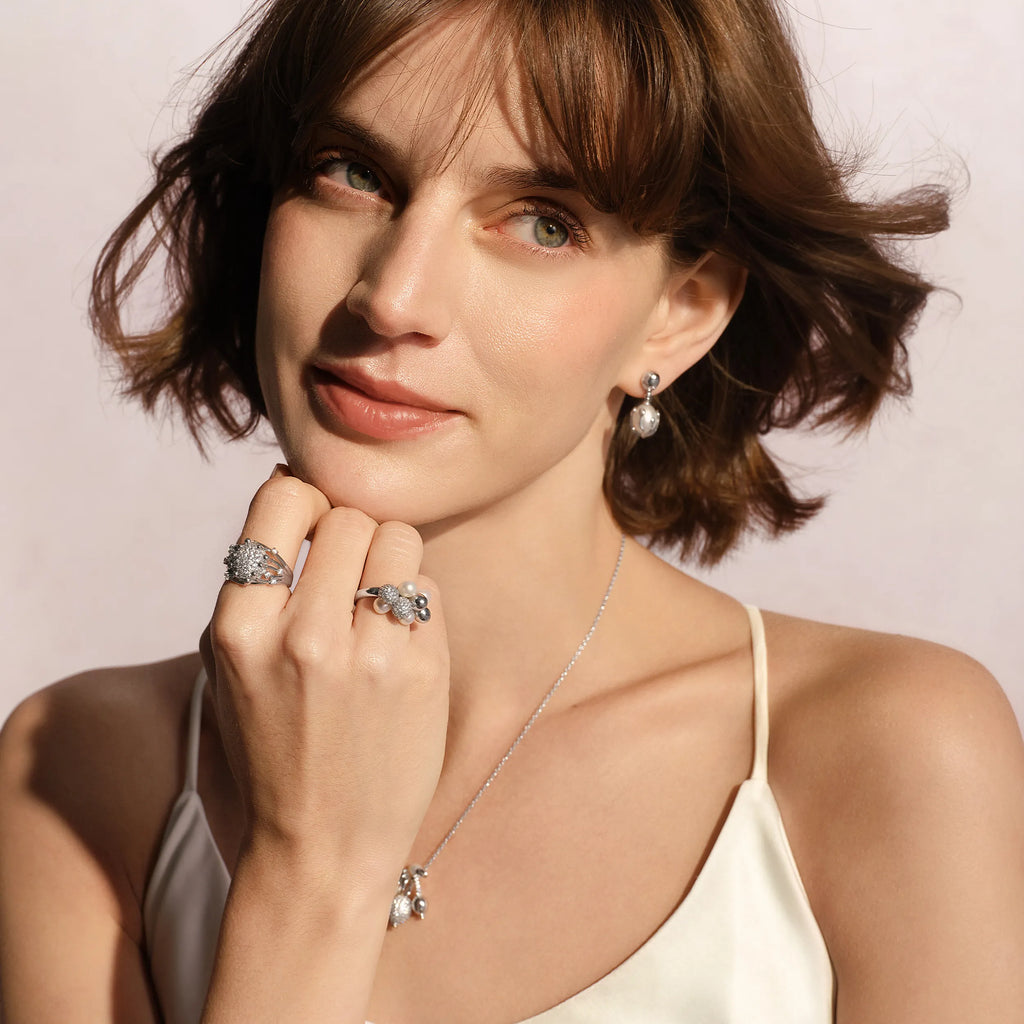 Radiant Balloon Silver Ring