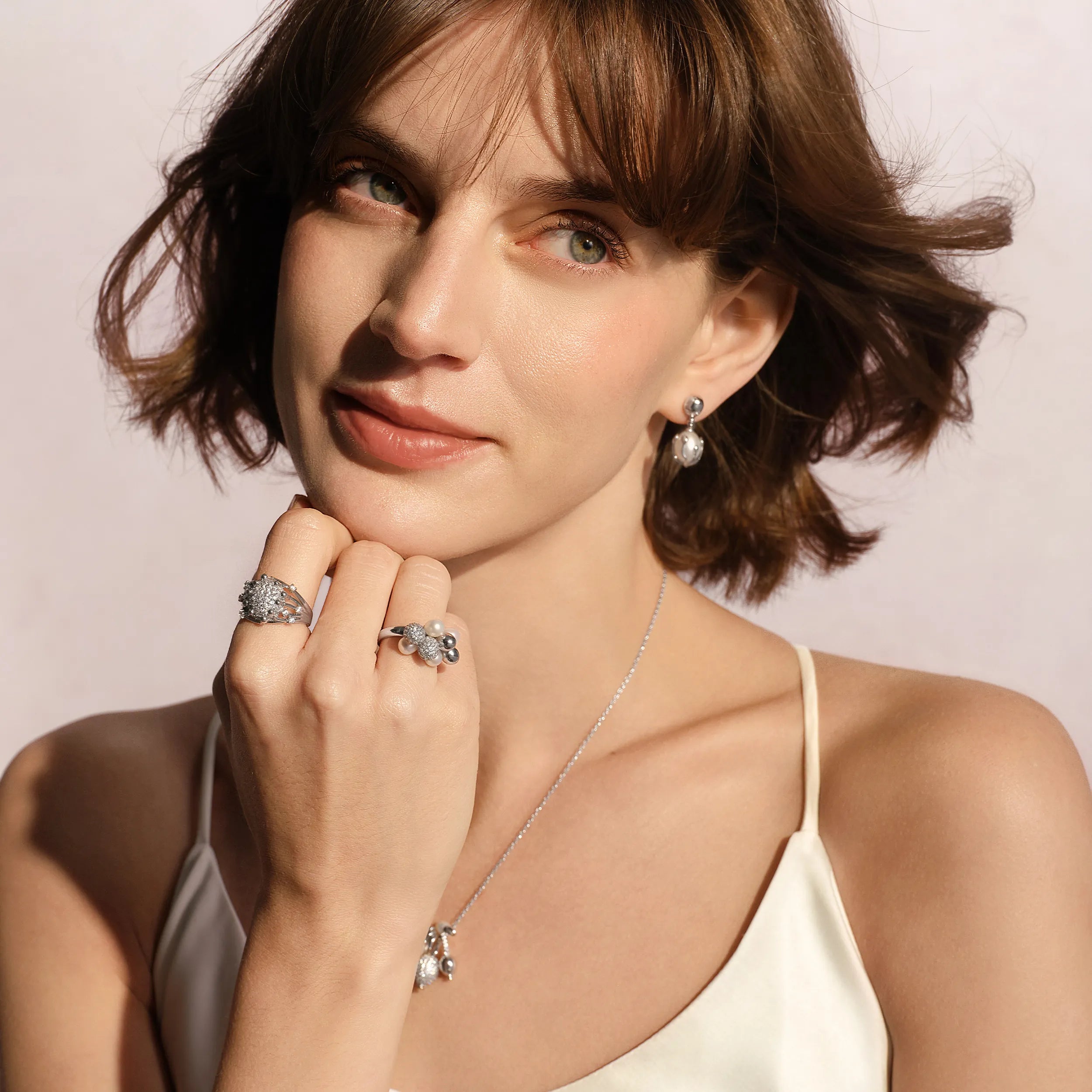 Radiant Balloon Silver Ring