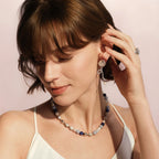 Air Kiss Balloon Silver Earrings