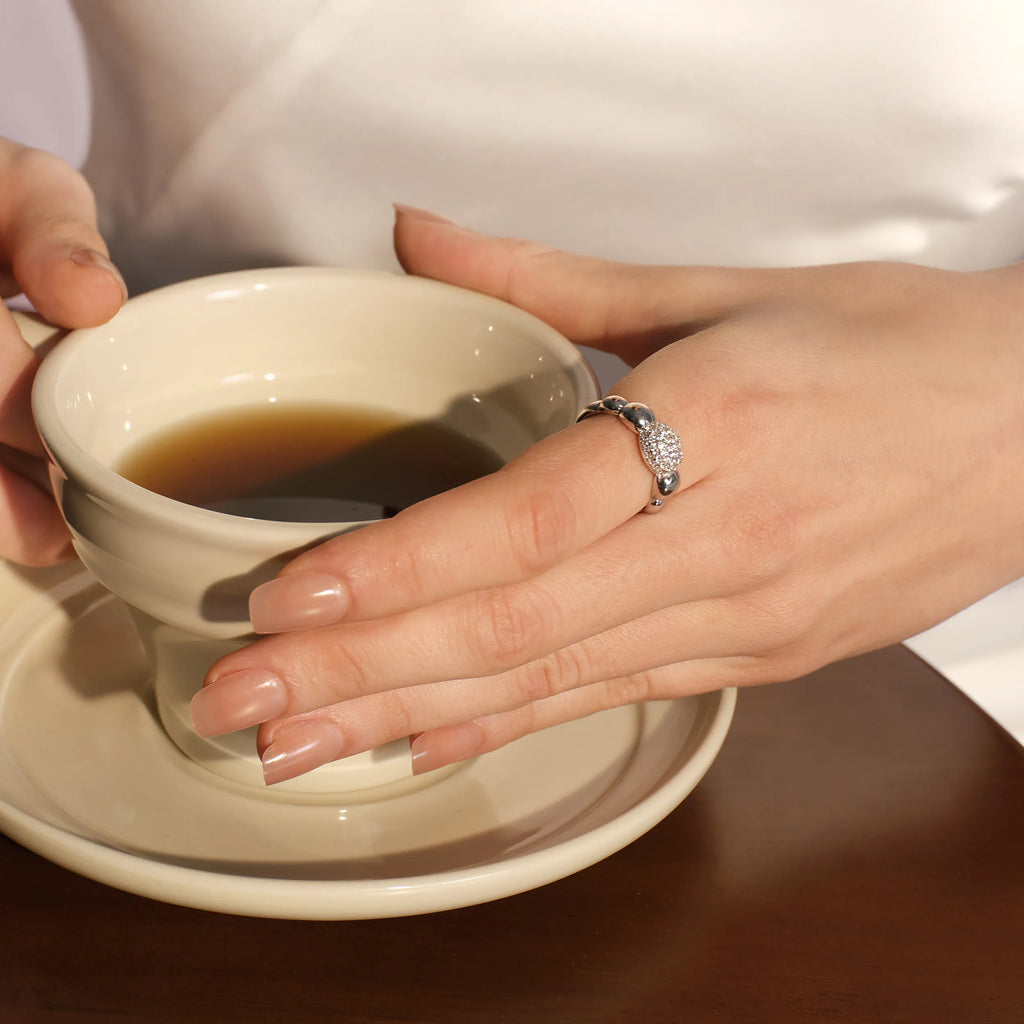 Sky Balloon Silver Ring