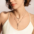 Bubble Balloon Silver Necklace