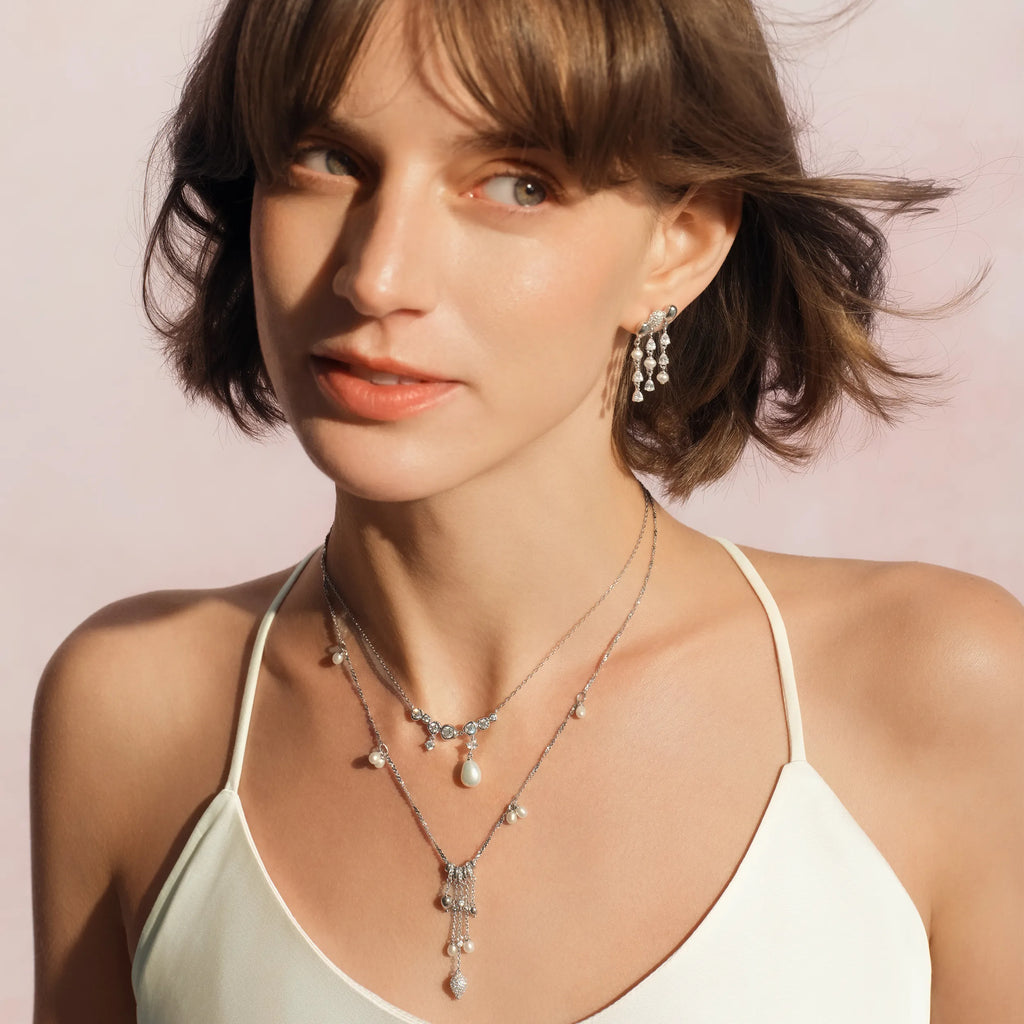 Bubble Balloon Silver Earrings