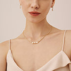 Floriography Pearl Trio Necklace