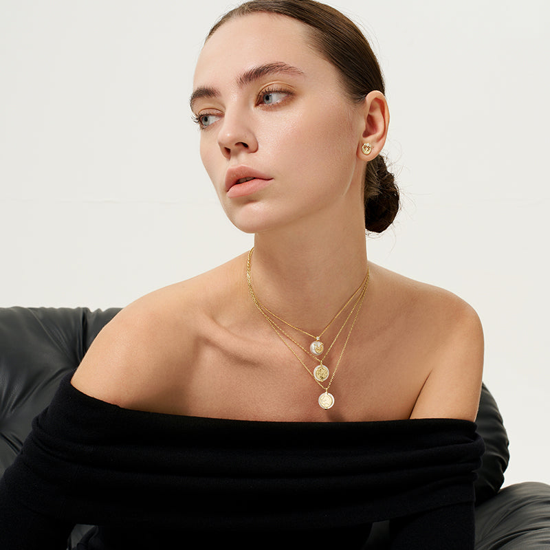 Zodiac Stellar Mother of Pearl Necklace