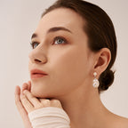 Lotus Baroque Pearl Earrings