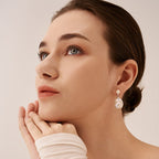 Lotus Baroque Pearl Earrings