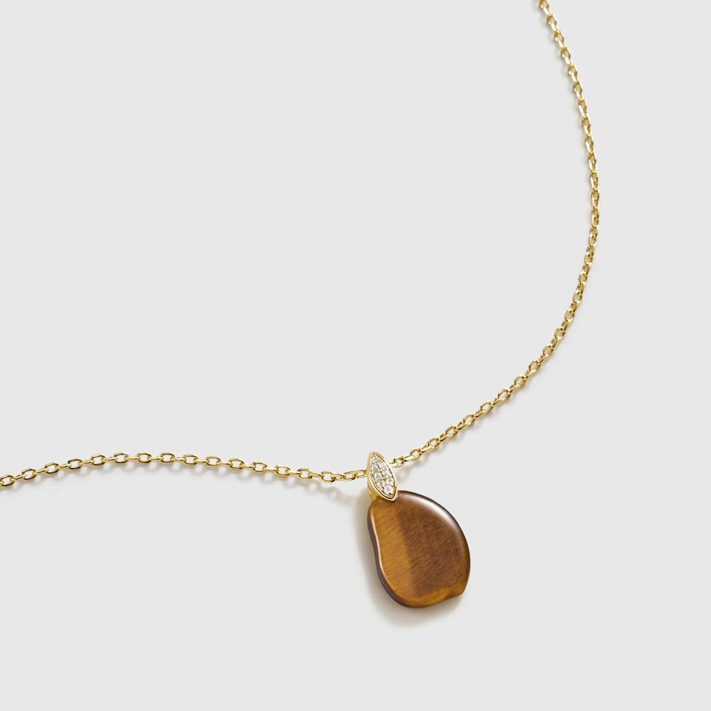 Oracle Tiger's Eye Pendant Necklace