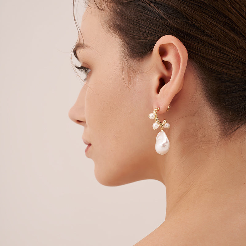 Waltz Baroque Pearl Earrings