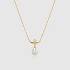 Floriography Pearl Drop Necklace