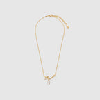 Floriography Pearl Curve Necklace