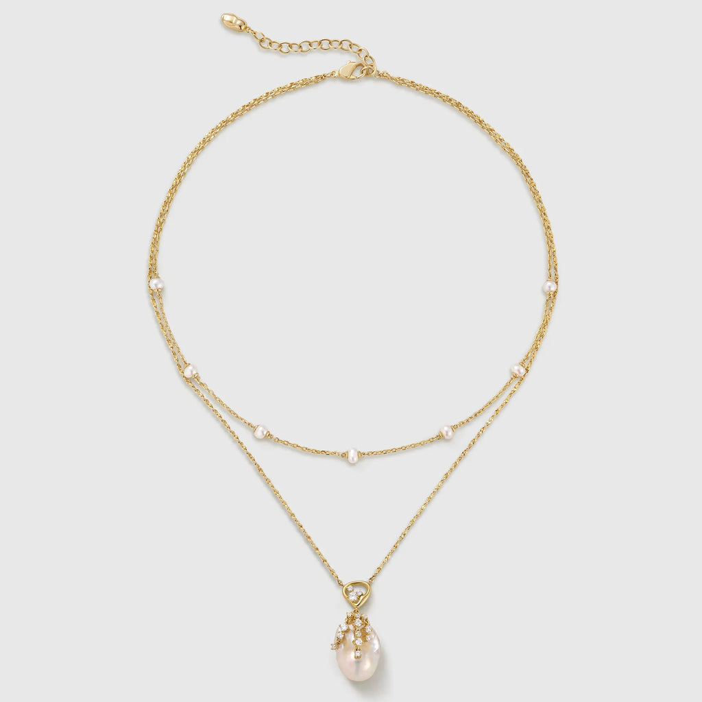 Drift Sand Baroque Pearl Layer Necklace