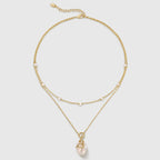Drift Sand Baroque Pearl Layer Necklace