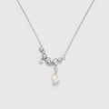 Drift Sand Silver Pearl Necklace