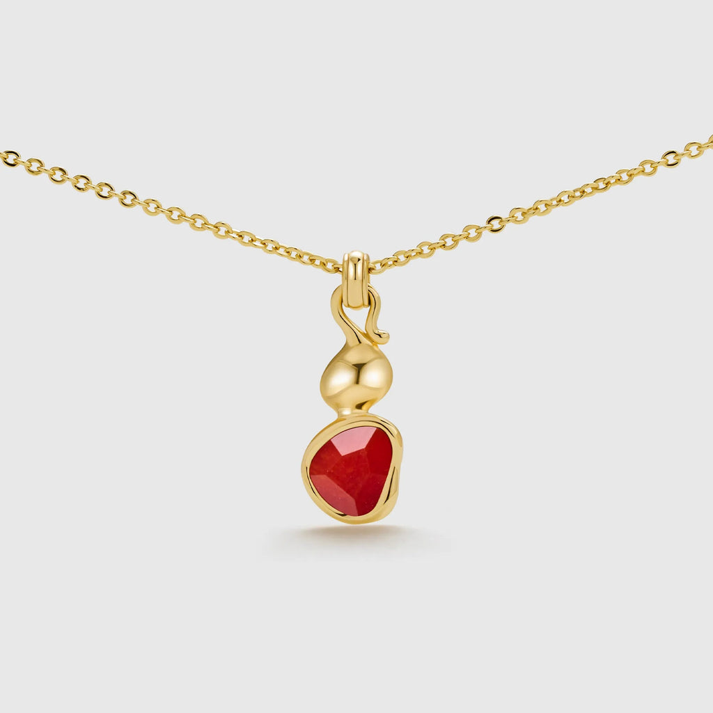 Wulu Red Agate Necklace
