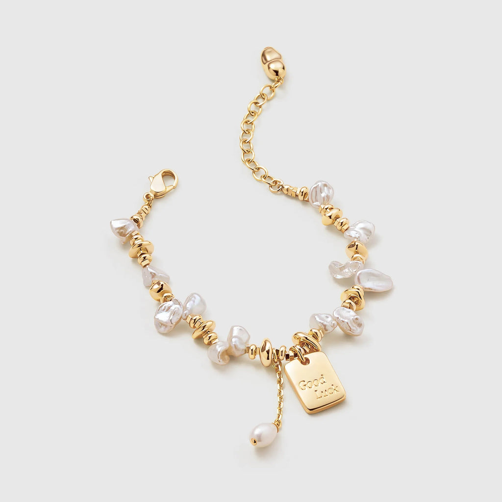 Good Luck Keshi Pearl Bracelet