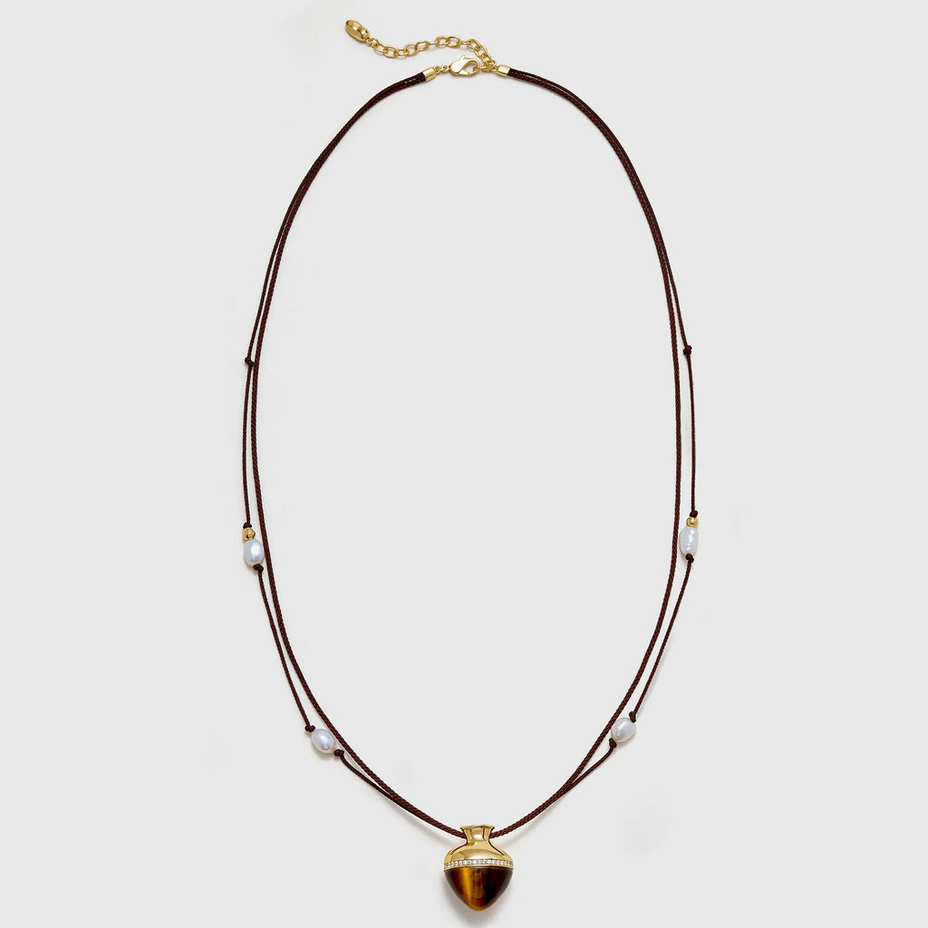 Oracle Tiger's Eye Layered Necklace