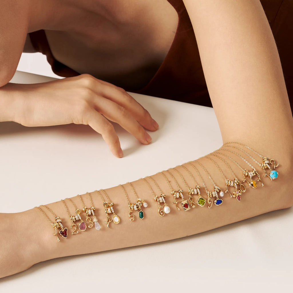 Birthstone Charm Necklace