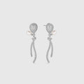 Radiant Balloon Silver Earrings