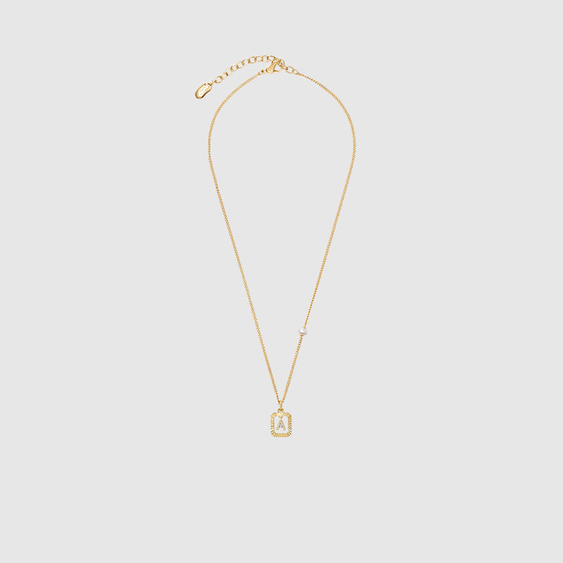 Be Myself Initial Necklace