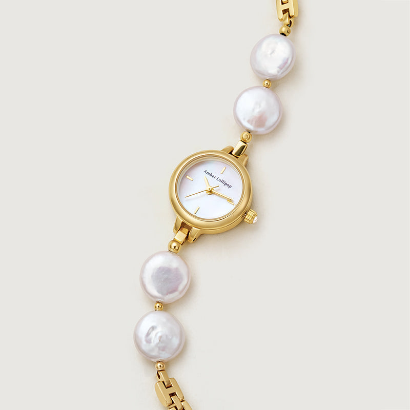 Golden Hour Blush Pearl Watch