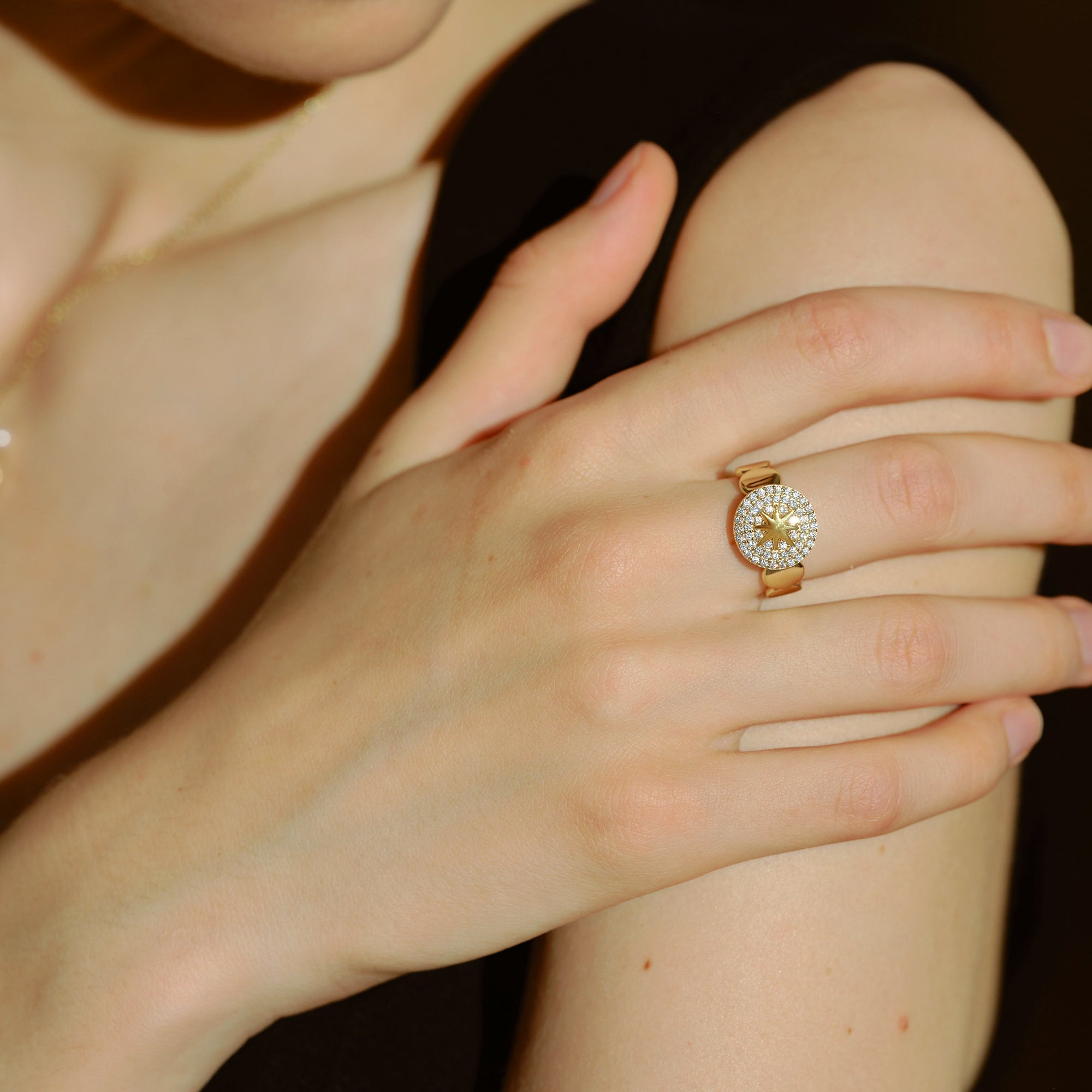 Celestial Star Open Ring