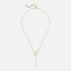 Champagne Moment Teardrop Pendant Necklace