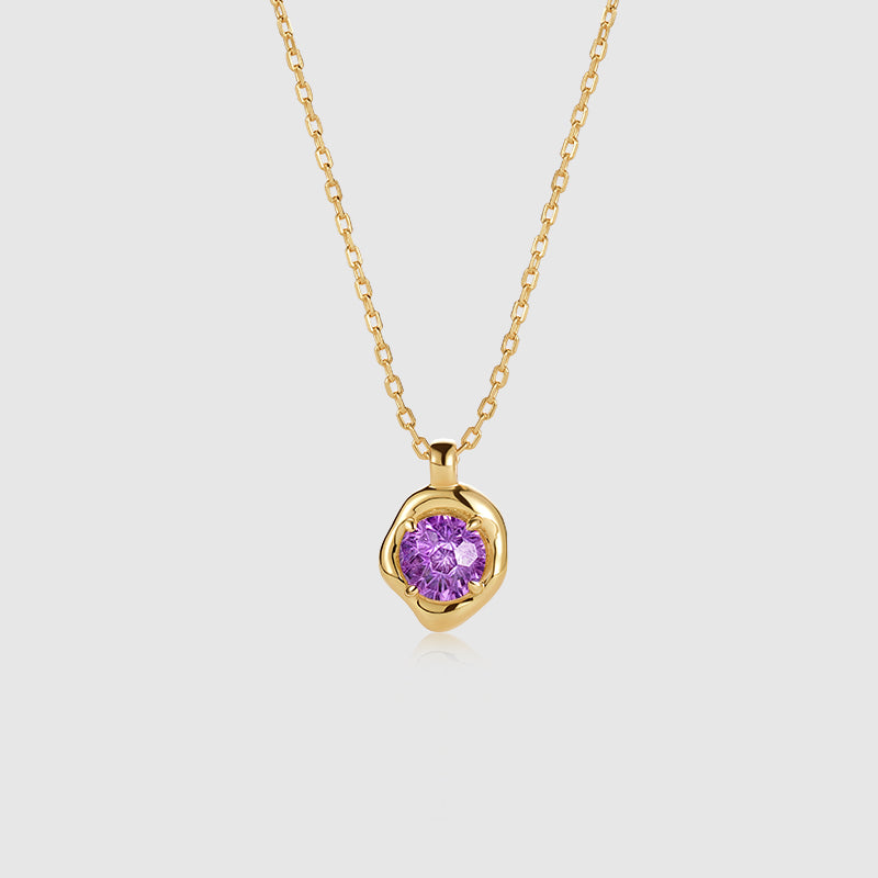 Fireworks CZ Stone Necklace