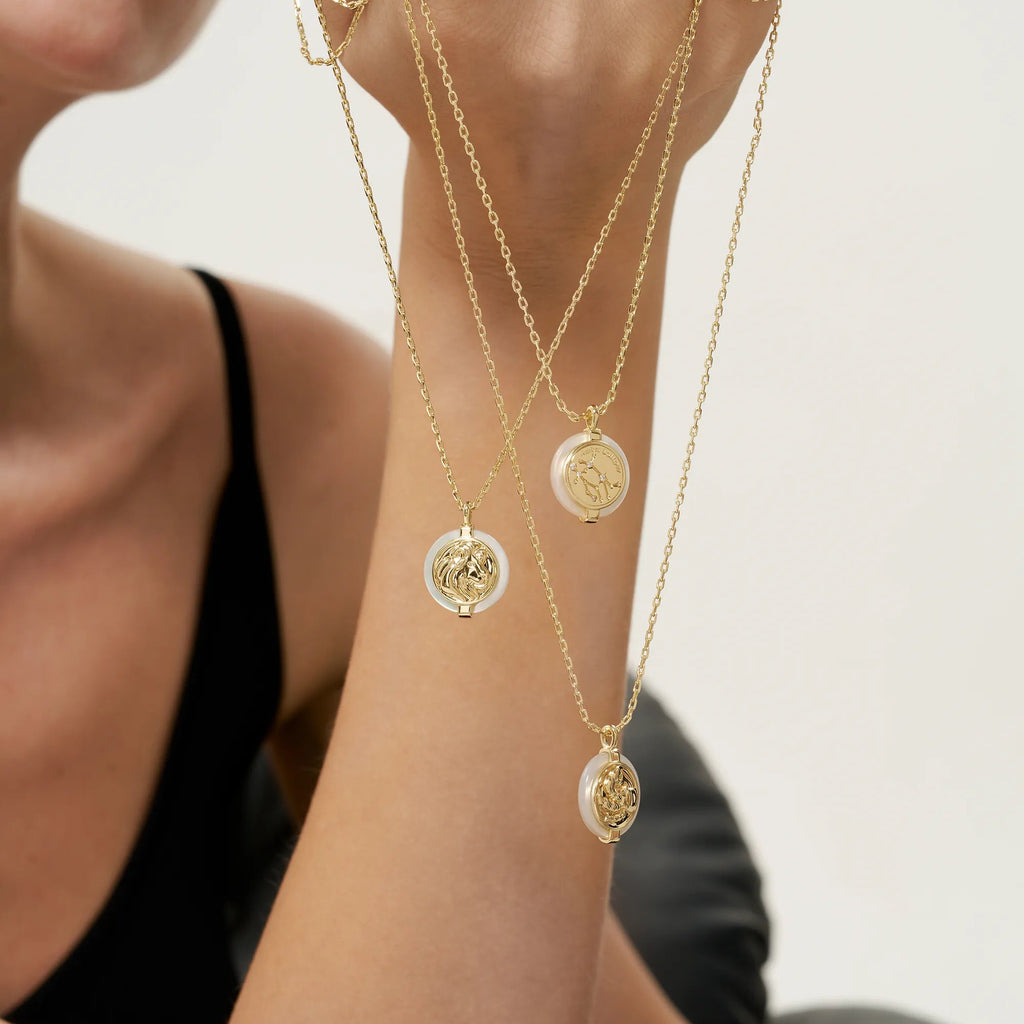 Zodiac Mother-of-pearl Necklace