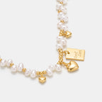 Personalized Lucky & Love Pearl Necklace