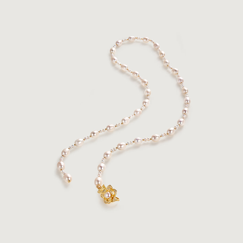 Adjustable Baroque Pearl Necklace