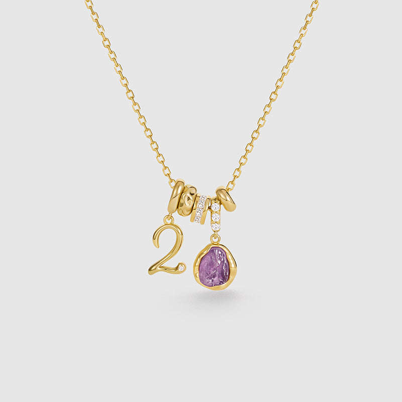 Birthstone Charm Necklace
