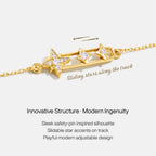 Celestial Star Paperclip Bracelet