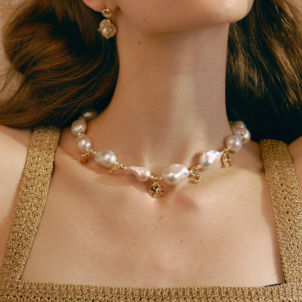 Sea Wish Baroque Pearl Necklace