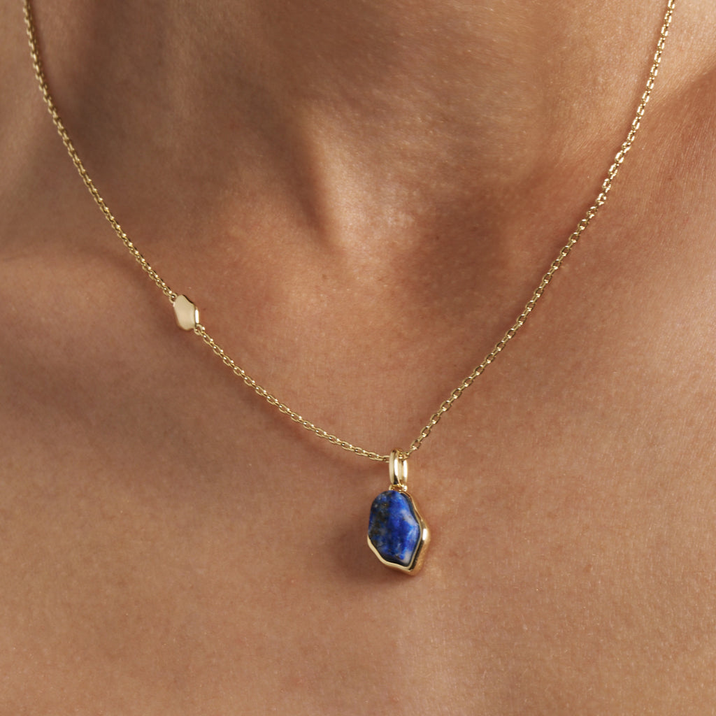 Raw Lapis Lazuli Necklace
