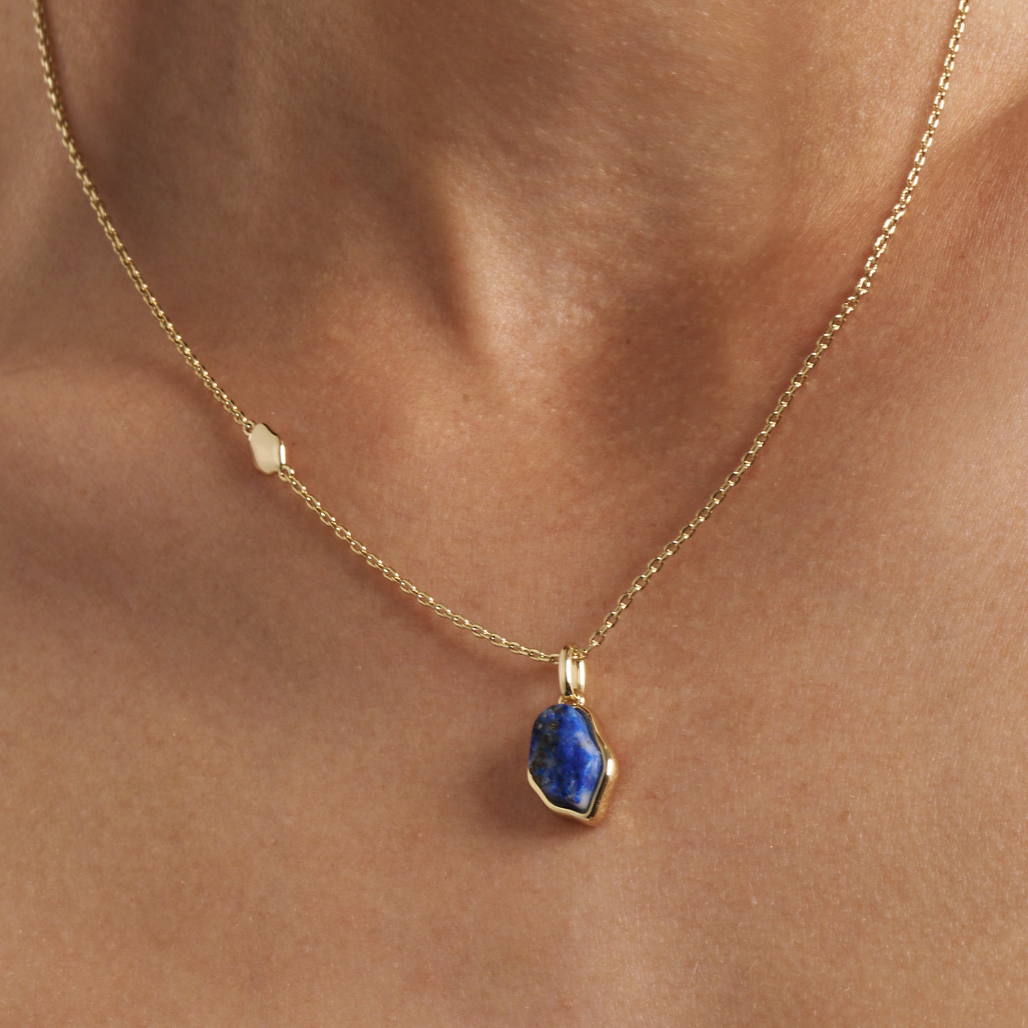 Raw Lapis Lazuli Necklace