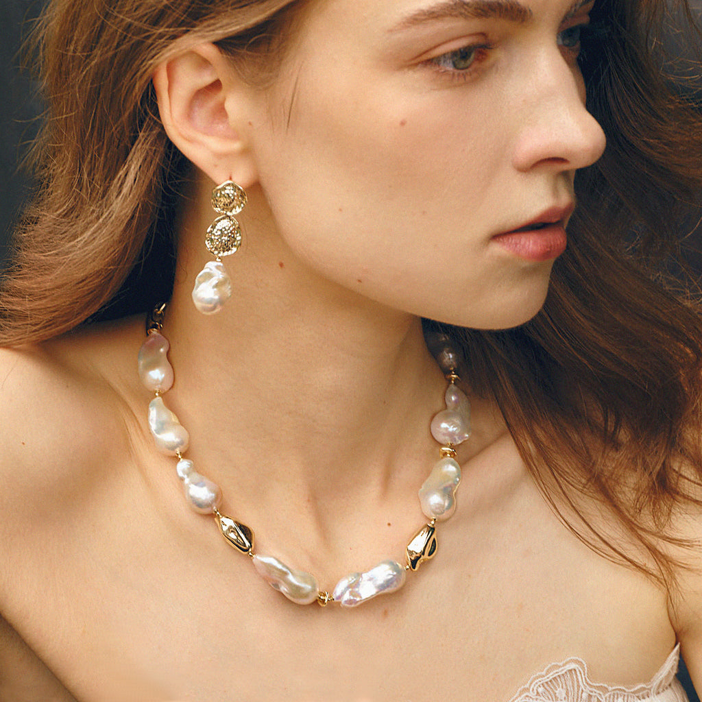 Sea Breeze Baroque Pearl Necklace