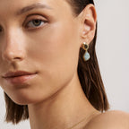 Raw Aquamarine Earrings