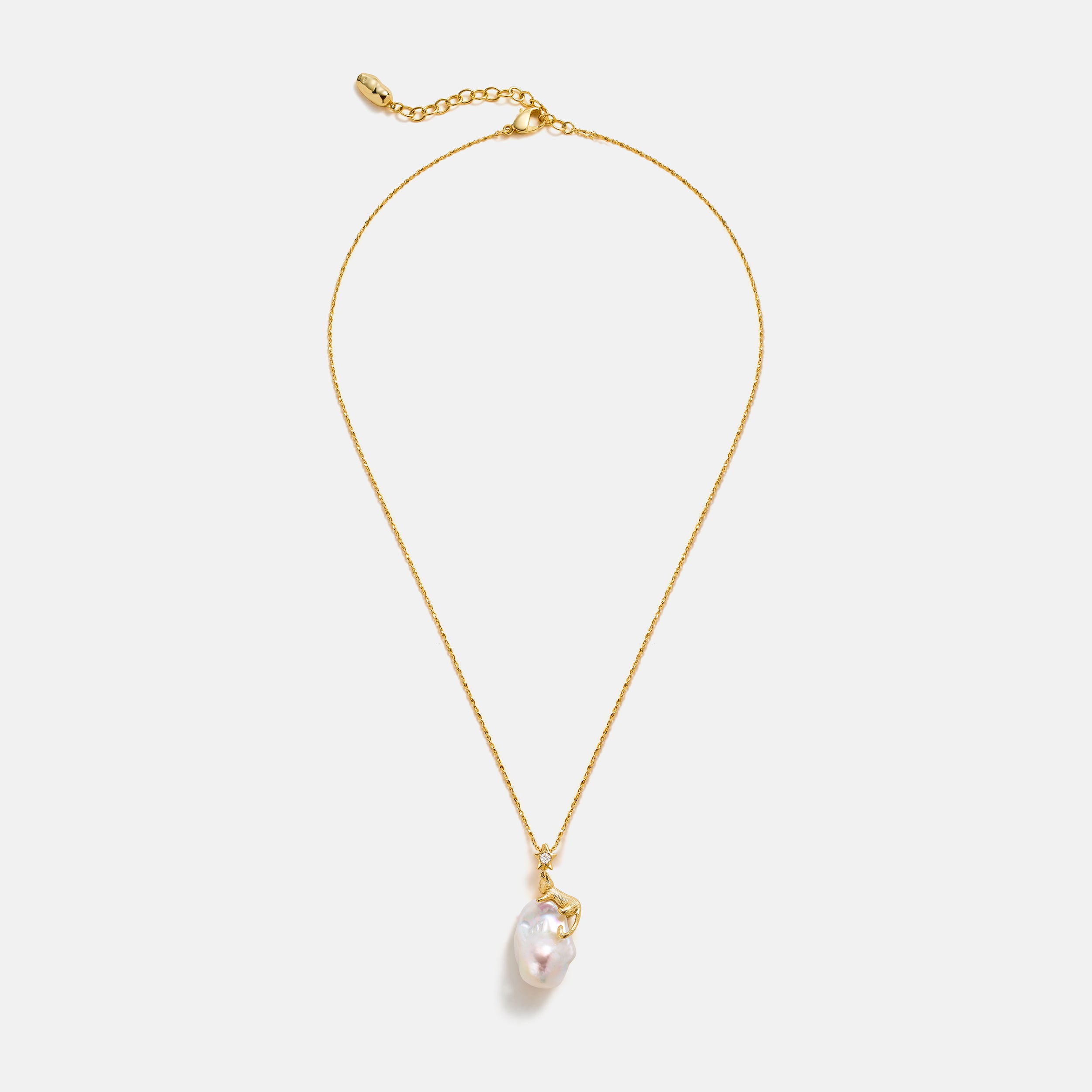 Cat Baroque Pearl Necklace
